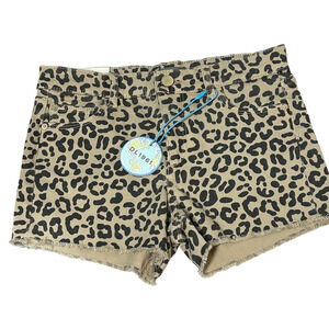 NWT DL1961 Lucy Short Wild Cat Girls‎ Size 16 cheetah print